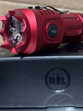 Riot Light, 2,200+ lumen Flashlight, Red - New